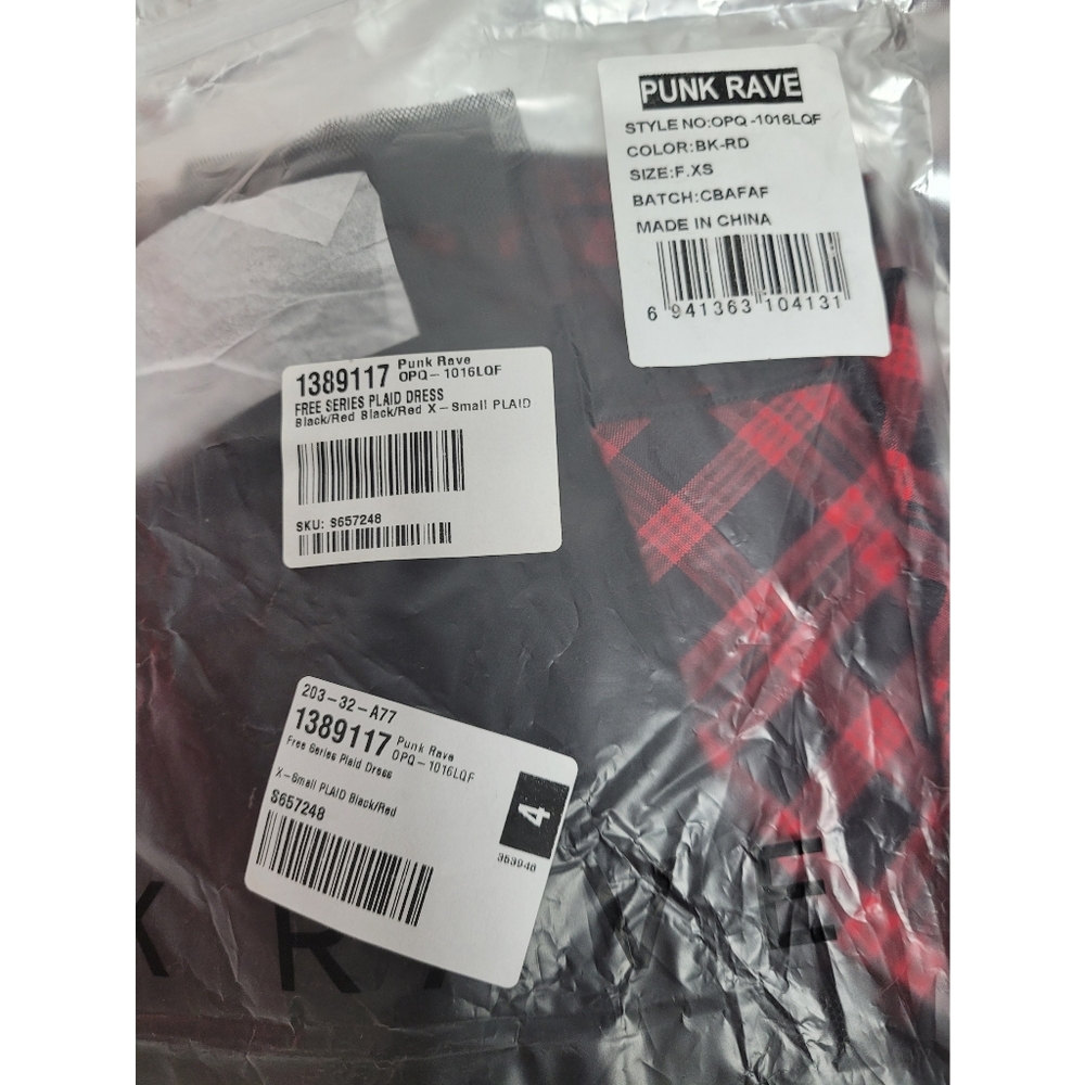 Punk Rave Plaid Dress - Picture 11 of 13